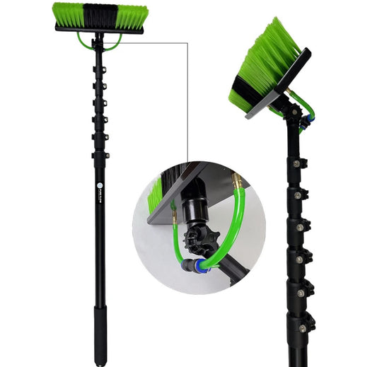 30 ft Aluminum Water Fed Pole for window cleaning and solar panel cleaning